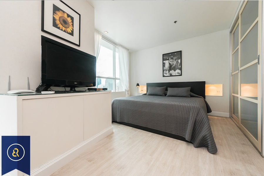 Modern-Studio-Condo-for-Rent-in-Chidlom-bedroom-1