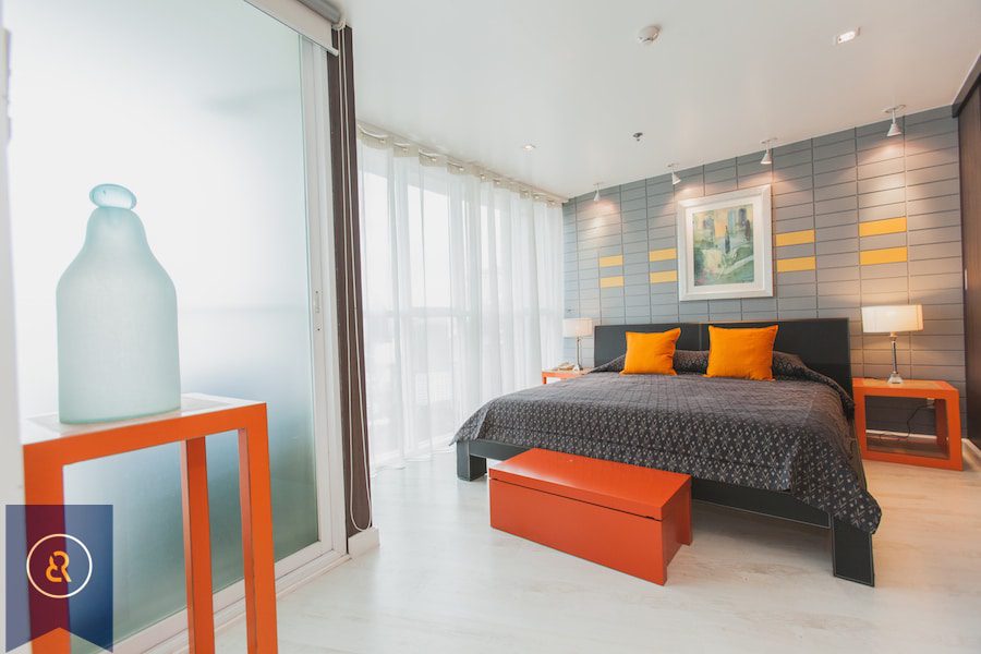 Spotless-one-bedroom-condo-for-rent-in-chidlom-langsuan-Bed
