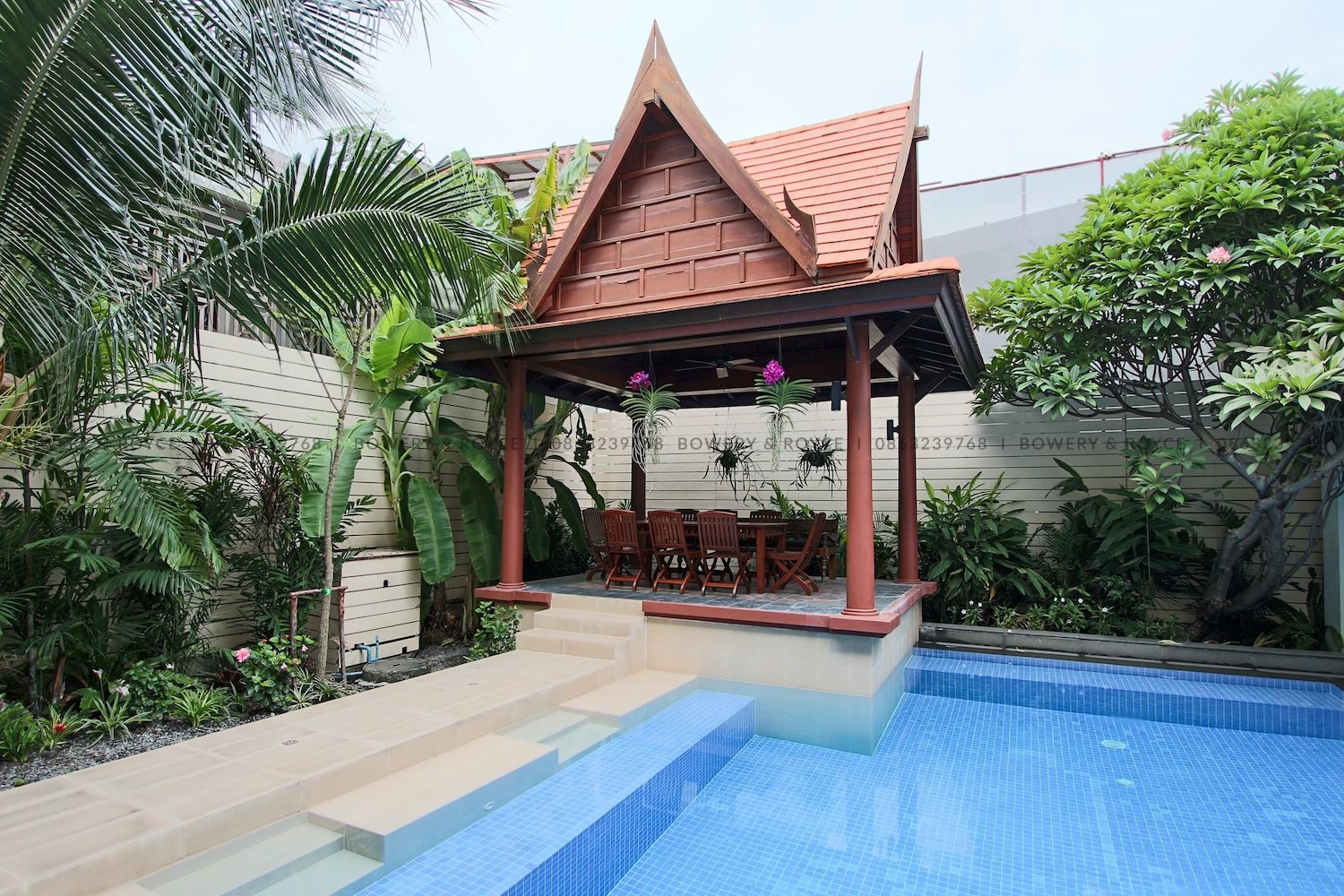Beautiful Four Bedroom Villa with Private Pool for rent in Phrom Phong