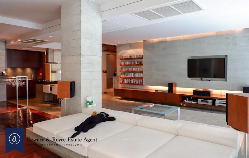 Contemporary Two Bedroom Plus Office Condo for Sale in Phra Khanong