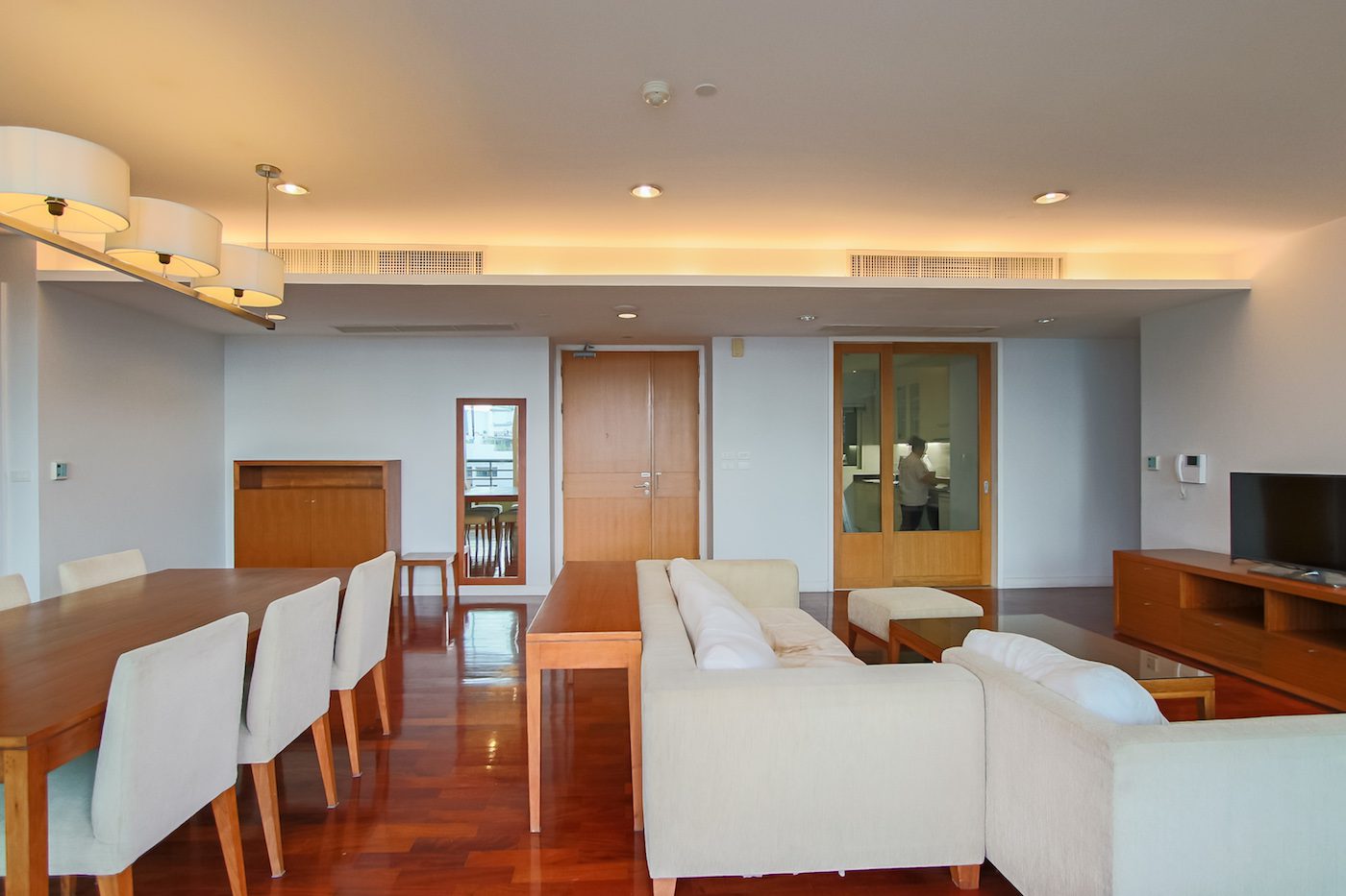 Move-in-Ready Three Bedroom Plus Office Condo for Rent in Phrom Phong
