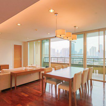 Move-in-Ready Three Bedroom Plus Office Condo for Rent in Phrom Phong