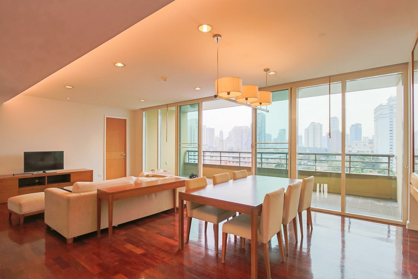 Move-in-Ready Three Bedroom Plus Office Condo for Rent in Phrom Phong