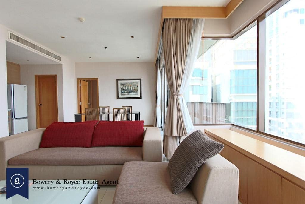 Sun-Filled Two Bedroom Condo for Rent in Phrom Phong