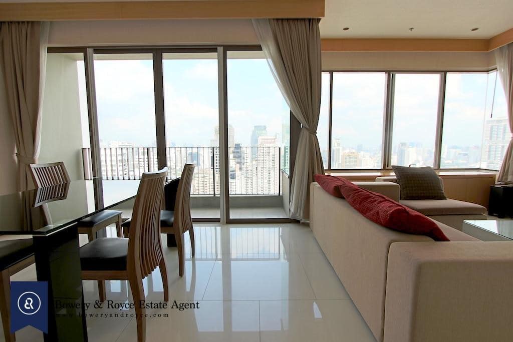 Sun-Filled Two Bedroom Condo for Rent in Phrom Phong
