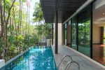 Modern four bedroom house with private pool for rent in ekkamai
