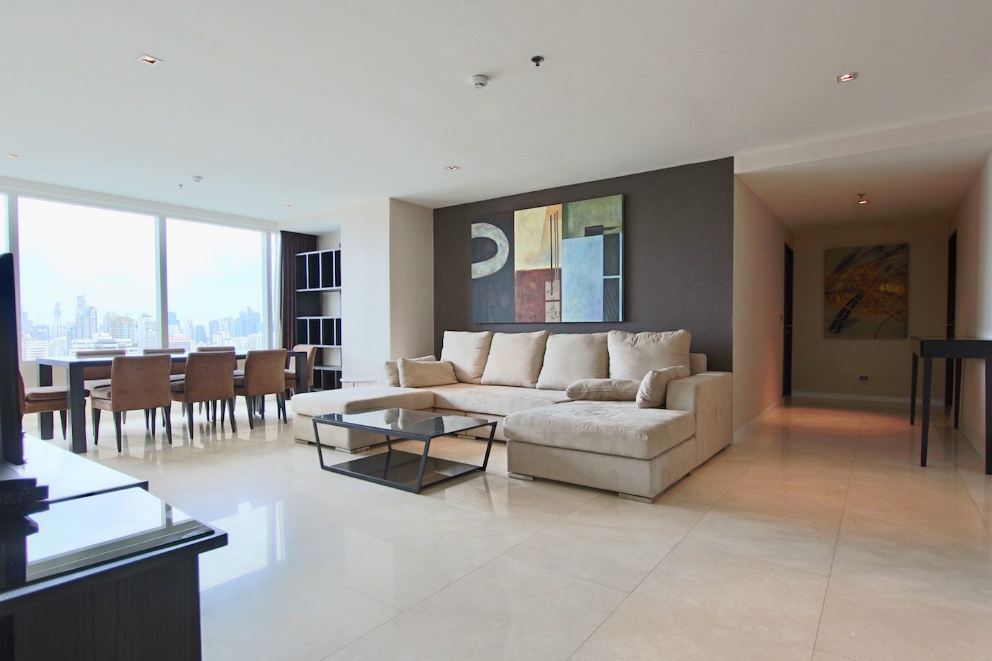 Stunning Views Three Bedroom Condo for Rent in Thong Lor