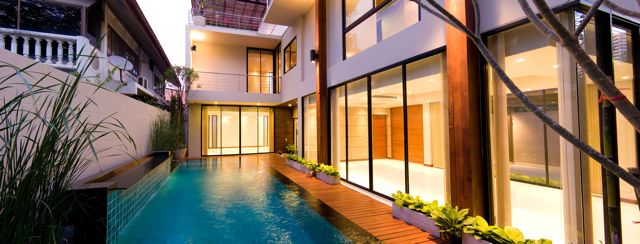 Modern Four Bedroom with Private Pool House for Rent in Thong Lor