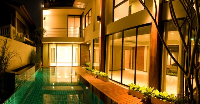 Modern Four Bedroom with Private Pool House for Rent in Thong Lor