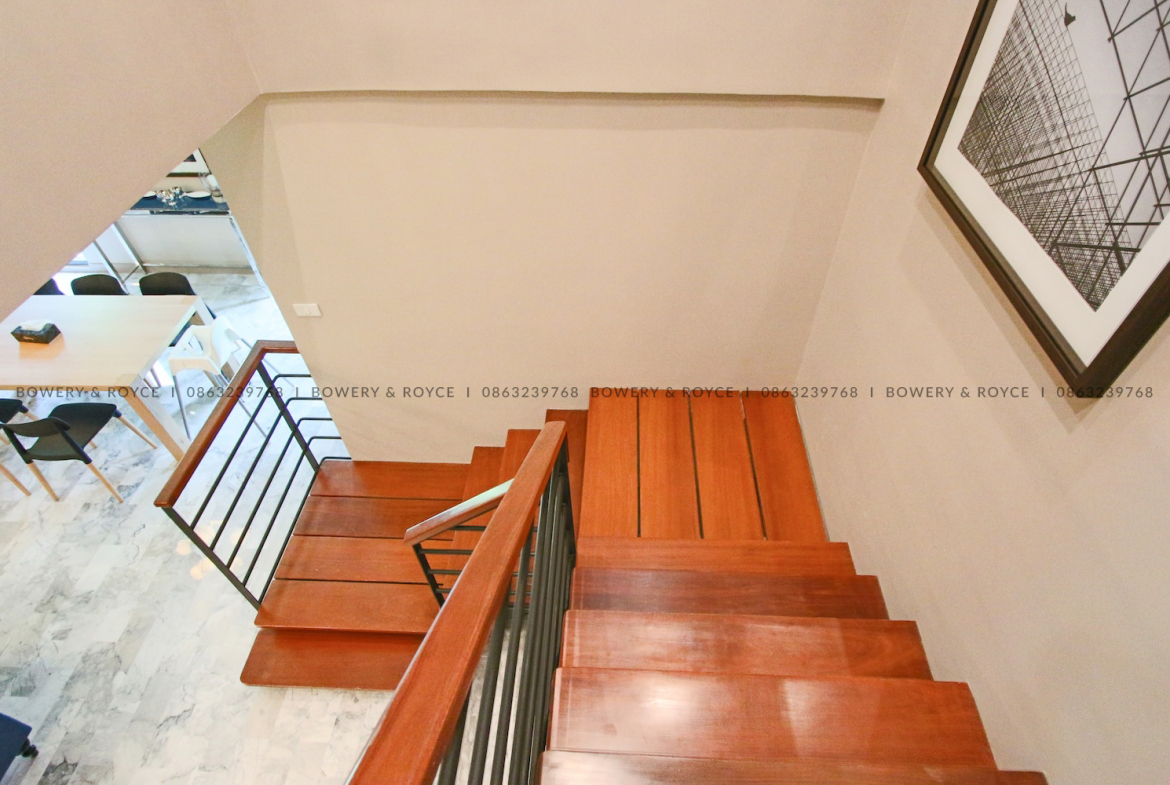 Modern Three Bedroom Duplex with Private Garden for Rent in Phrom Phong