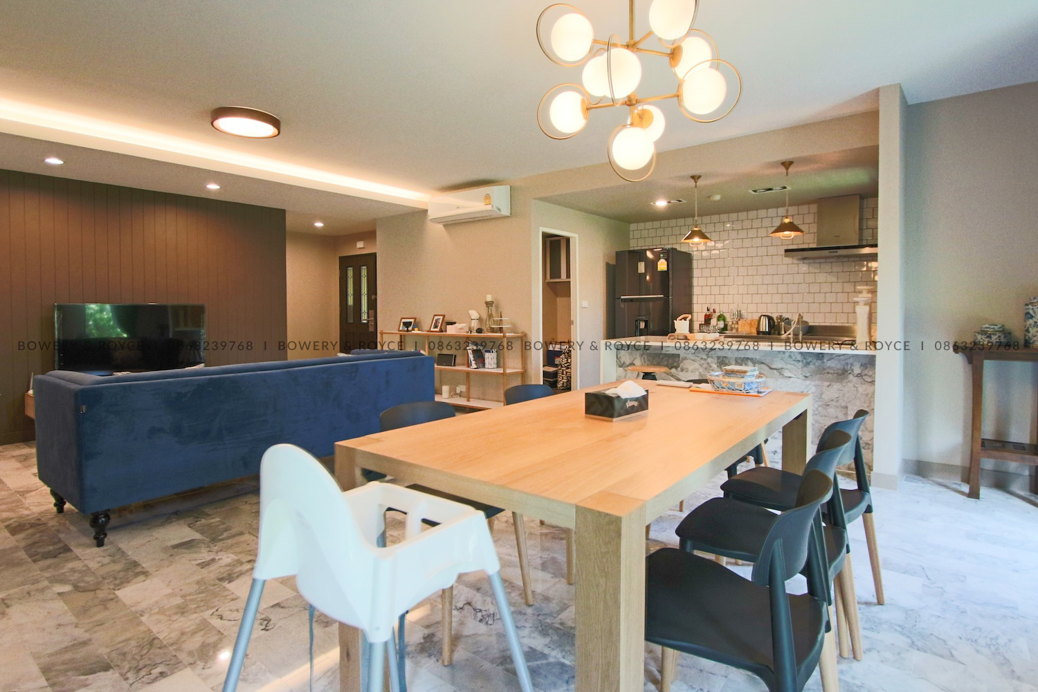 Modern Three Bedroom Duplex with Private Garden for Rent in Phrom Phong