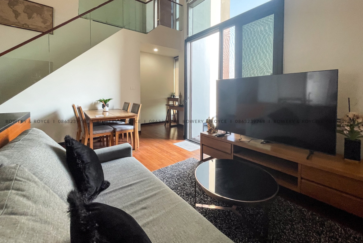 Modern Pet Friendly Two Bedroom Duplex with Private Pool Condo for Rent in Thong Lor