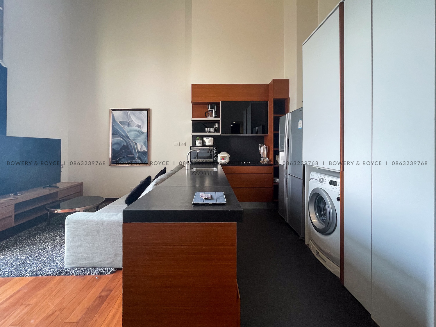 Modern Pet Friendly Two Bedroom Duplex with Private Pool Condo for Rent in Thong Lor
