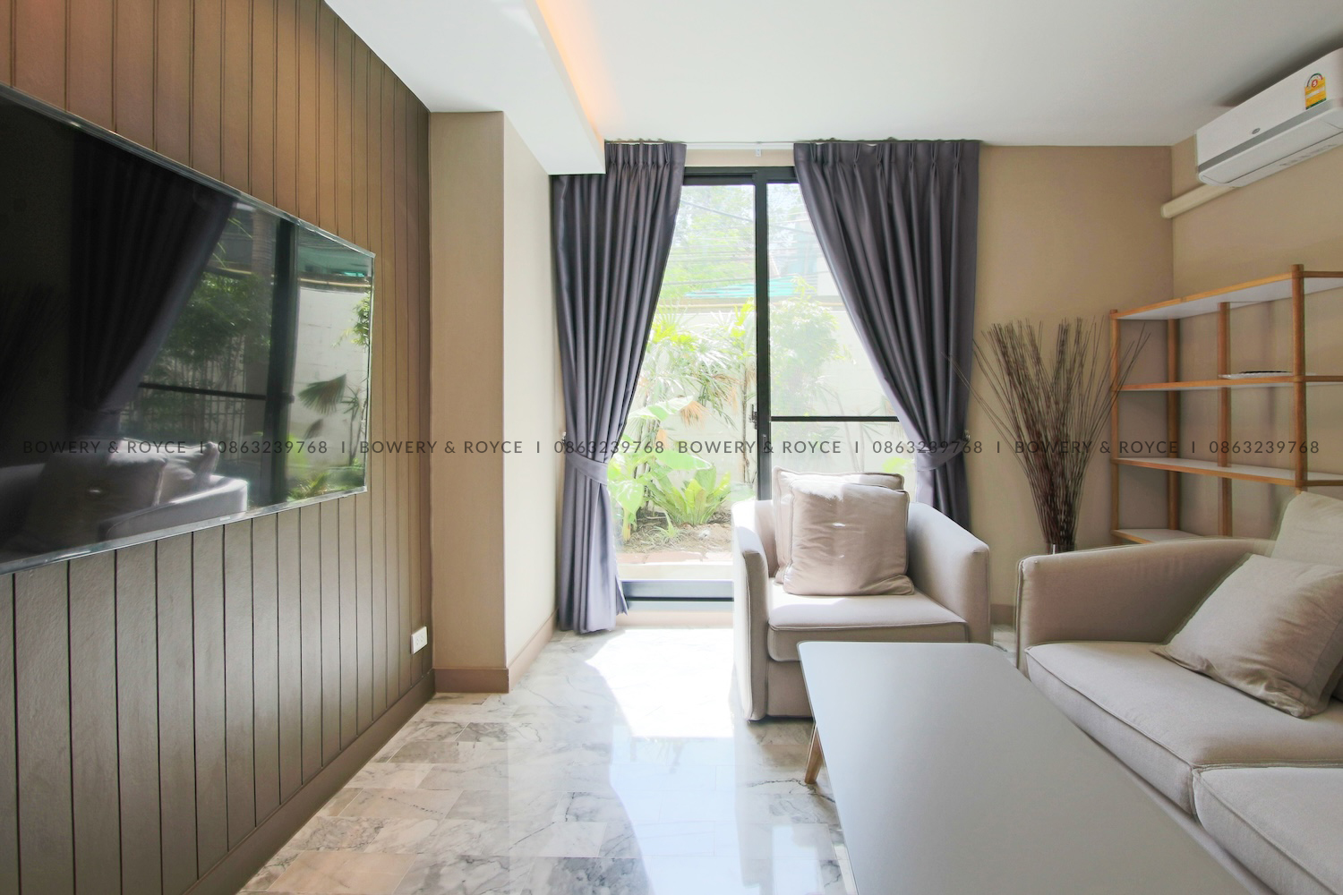 Modern Three Bedroom Duplex with Private Garden for Rent in Phrom Phong