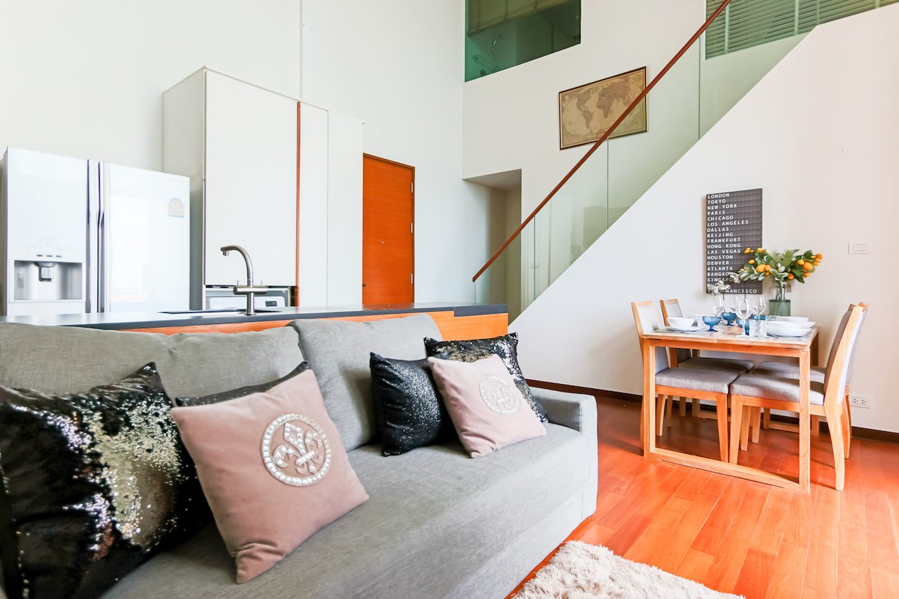 Modern Two Bedroom with Private Pool Condo for Rent in Thong Lor
