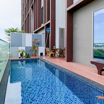 Modern Two Bedroom with Private Pool Condo for Rent in Thong Lor