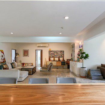 Cozy and spacious three bedroom plus maid condo for rent in Thong lor