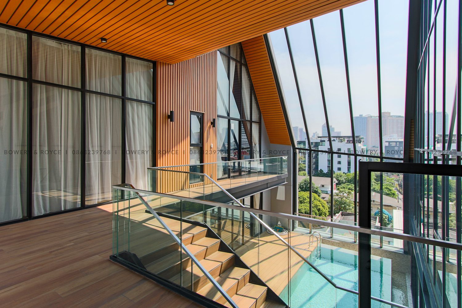 Modern Office Building With Penthouse and a Private Pool for Sale in Ekkamai