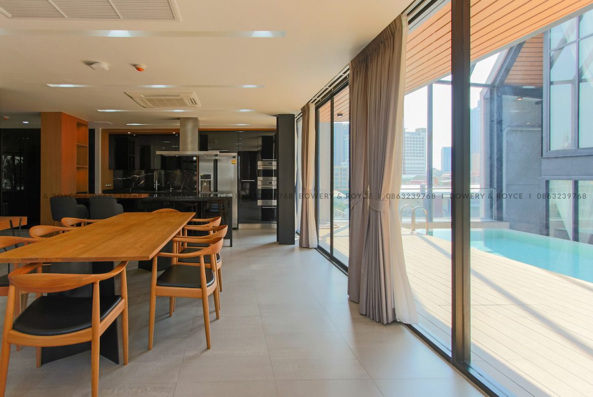 Modern Office Building With Penthouse and a Private Pool for Sale in Ekkamai