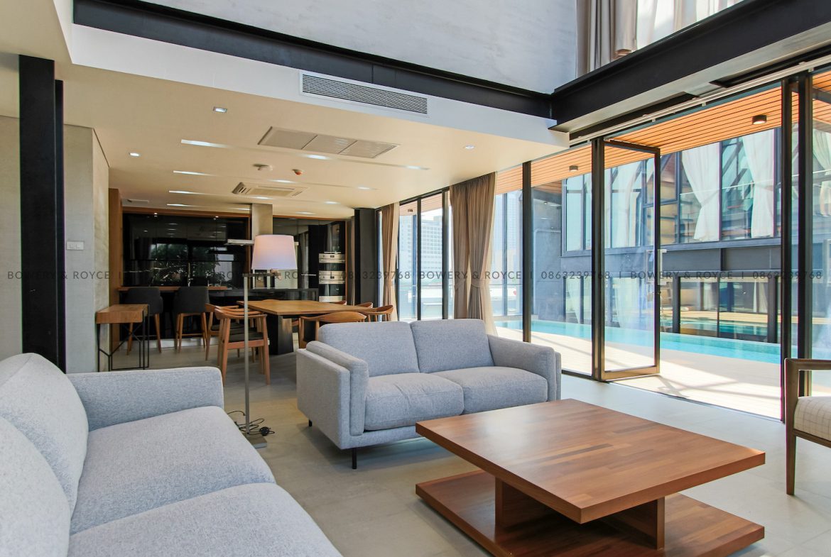Modern Office Building With Penthouse and a Private Pool for Sale in Ekkamai