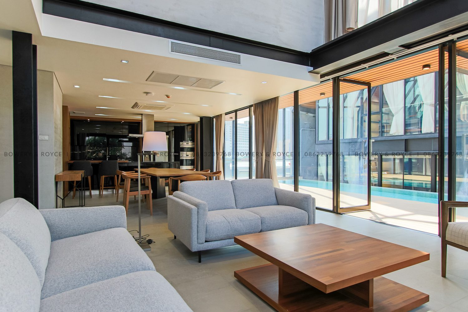 Modern Office Building With Penthouse and a Private Pool for Sale in Ekkamai