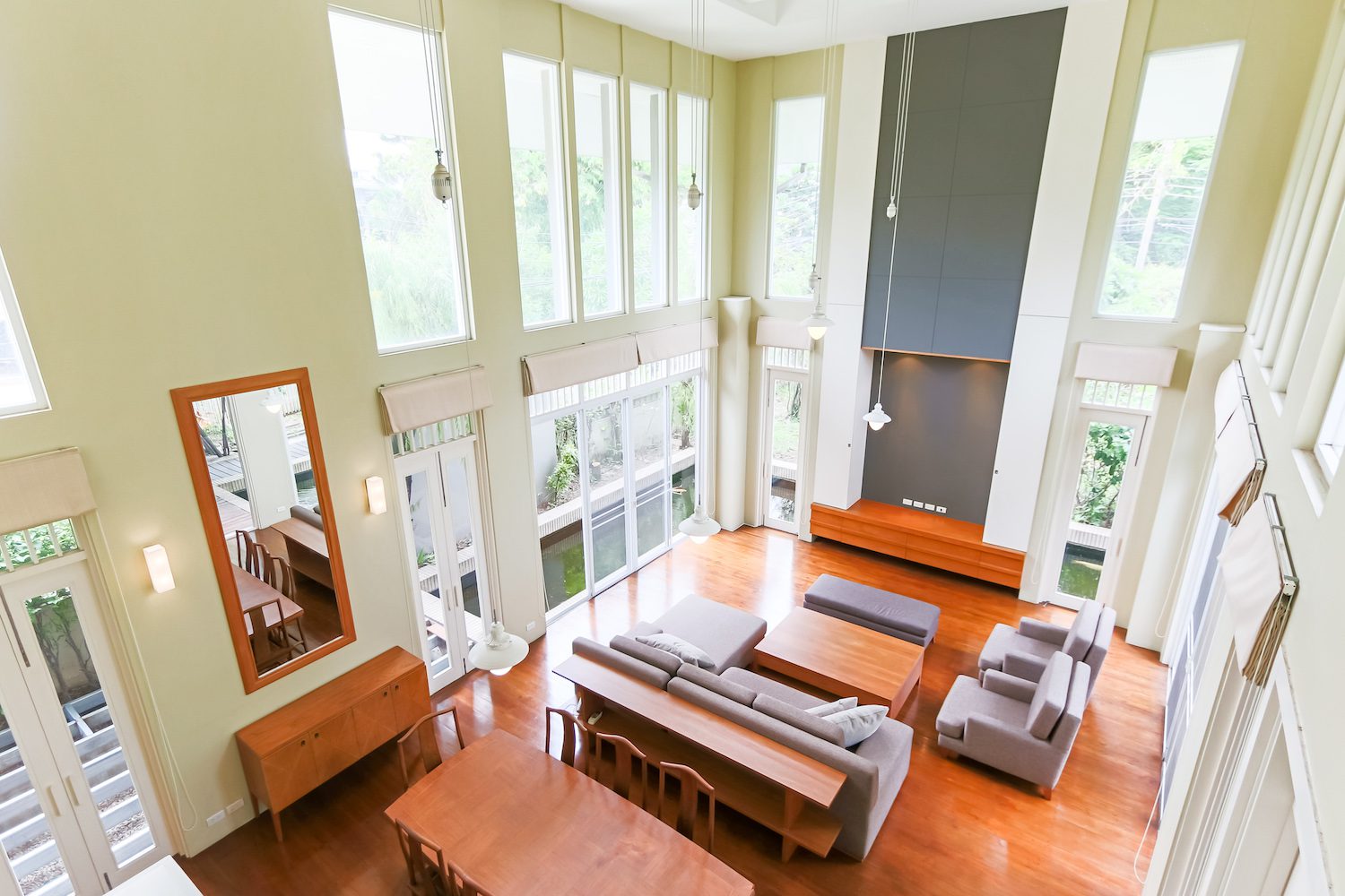 Greenery Three Bedroom with private garden for rent in Asoke