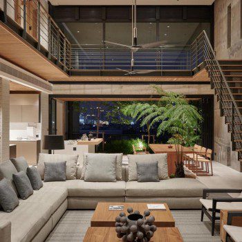 Industrial loft style bare shell condo for sale in Sathorn