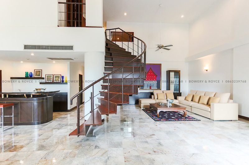 Residential Four Bedroom Duplex Apartment for Rent in Phrom Phong