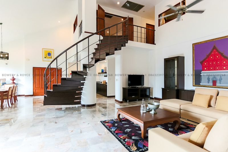 Residential Four Bedroom Duplex Apartment for Rent in Phrom Phong
