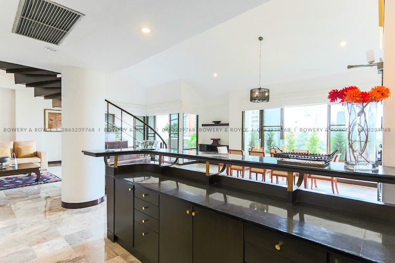 Residential Four Bedroom Duplex Apartment for Rent in Phrom Phong