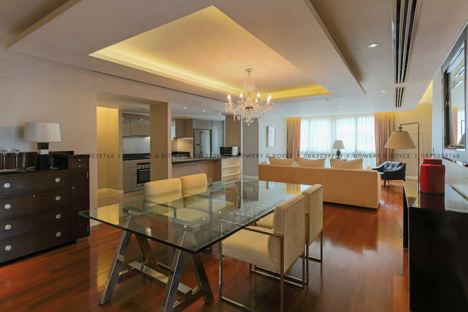 Luxurious Three Bedroom Plus Office Condo for Rent in Thong Lor