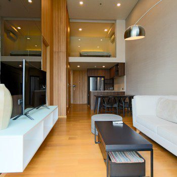 Modern Two Bedroom Duplex Condo for Rent in Phrom Phong-1