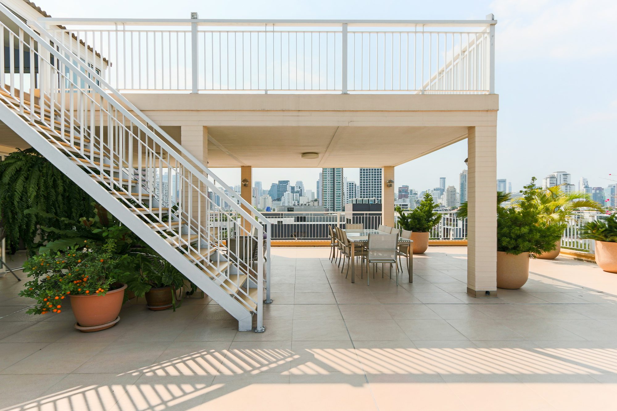 Large Terrace Four Bedroom Condo for Sale in Thong Lor