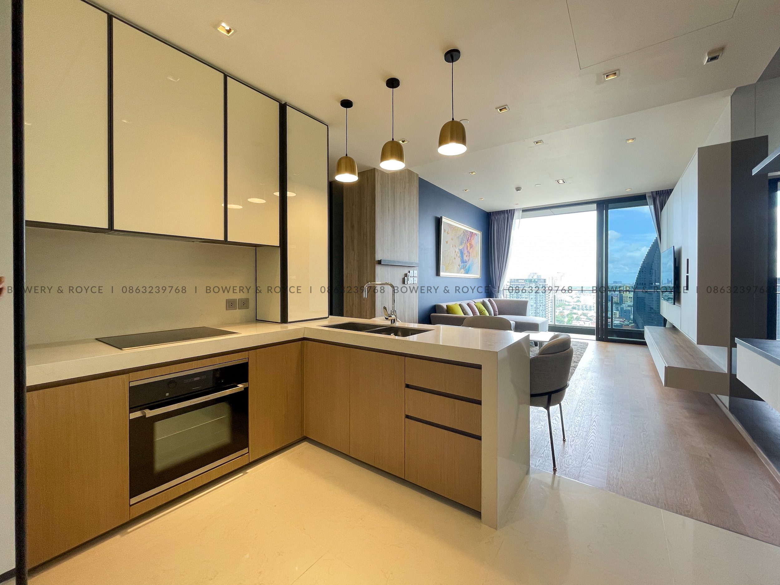 Spectacular view two bedroom condo for rent in Phrom Phong