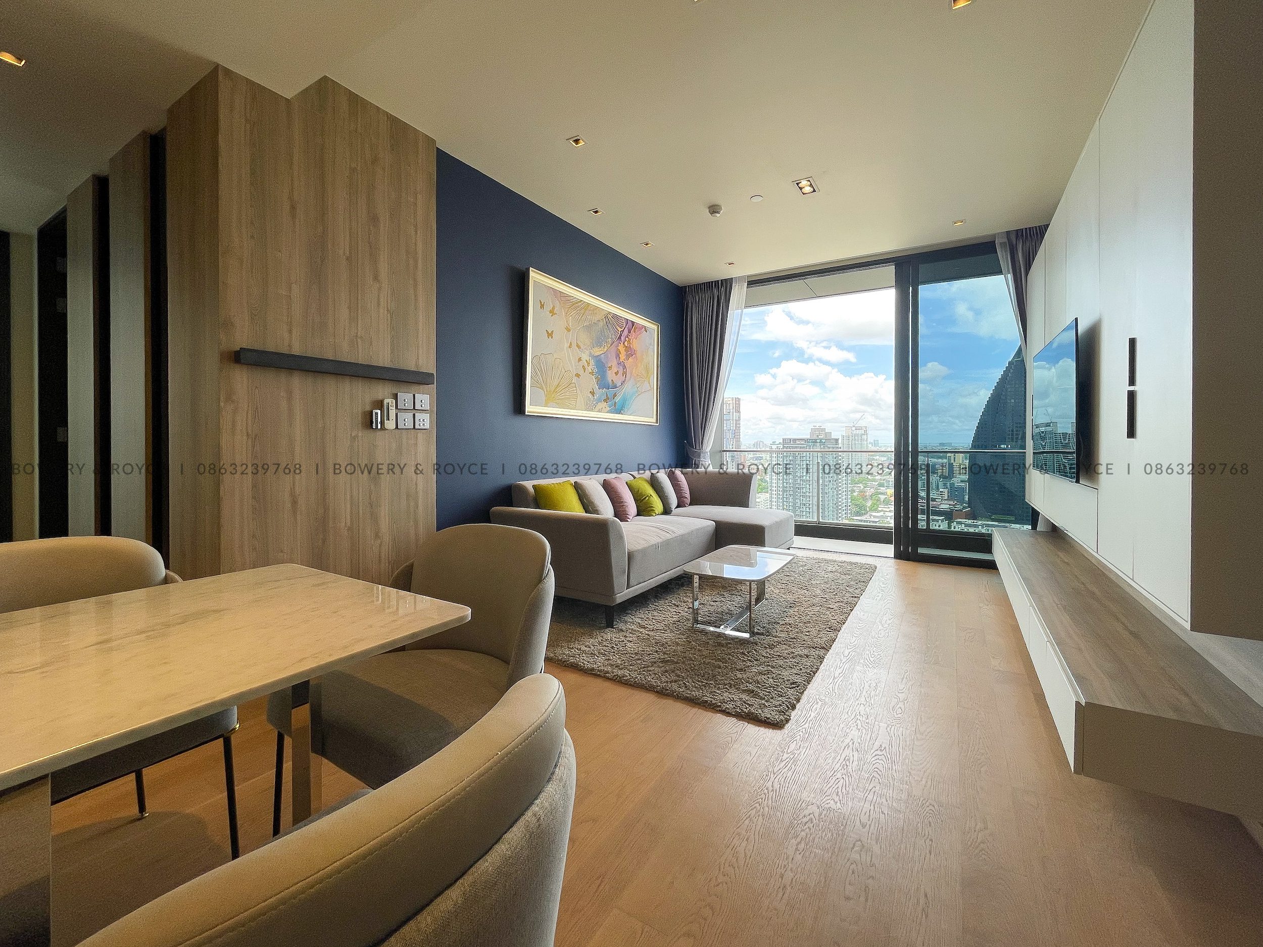 Spectacular view two bedroom condo for rent in Phrom Phong