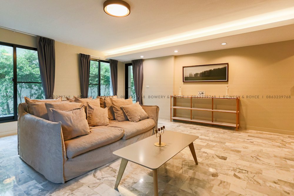 Spacious Three Bedroom Duplex with Private Garden for Rent in Phrom Phong