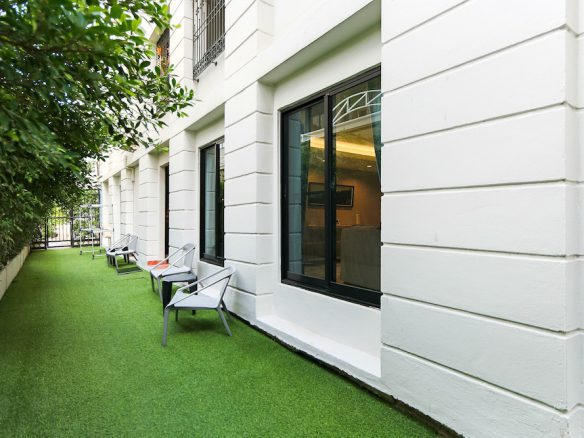 Spacious Three Bedroom Duplex with Private Garden for Rent in Phrom Phong