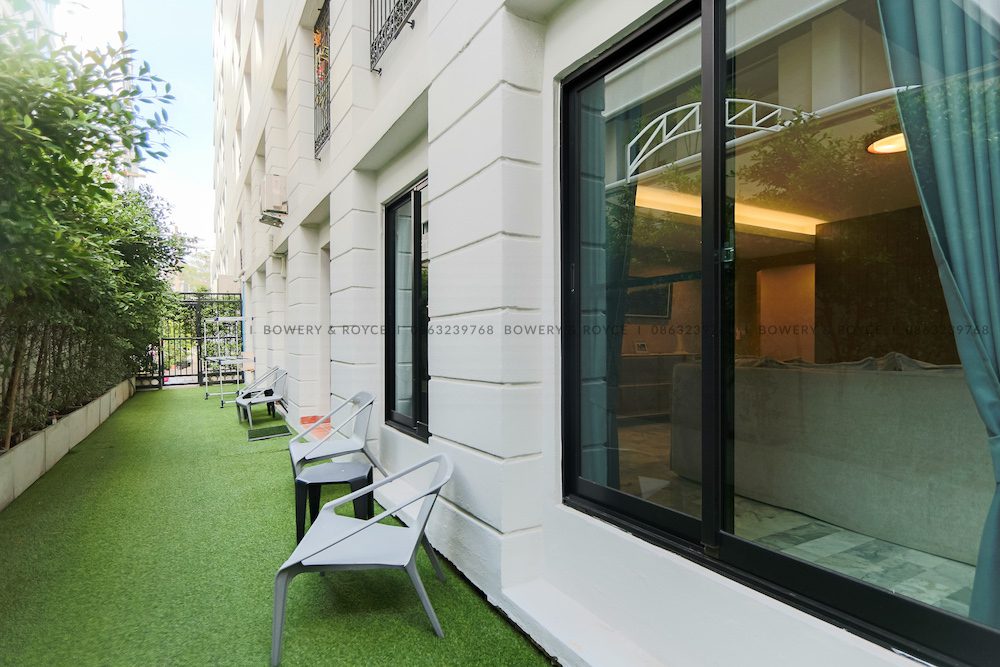 Spacious Three Bedroom Duplex with Private Garden for Rent in Phrom Phong