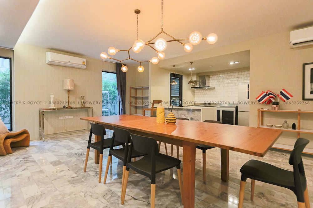 Spacious Three Bedroom Duplex with Private Garden for Rent in Phrom Phong