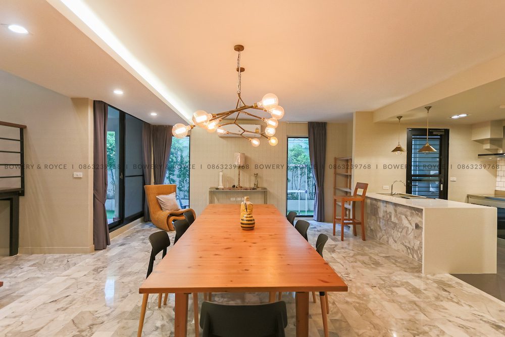 Spacious Three Bedroom Duplex with Private Garden for Rent in Phrom Phong