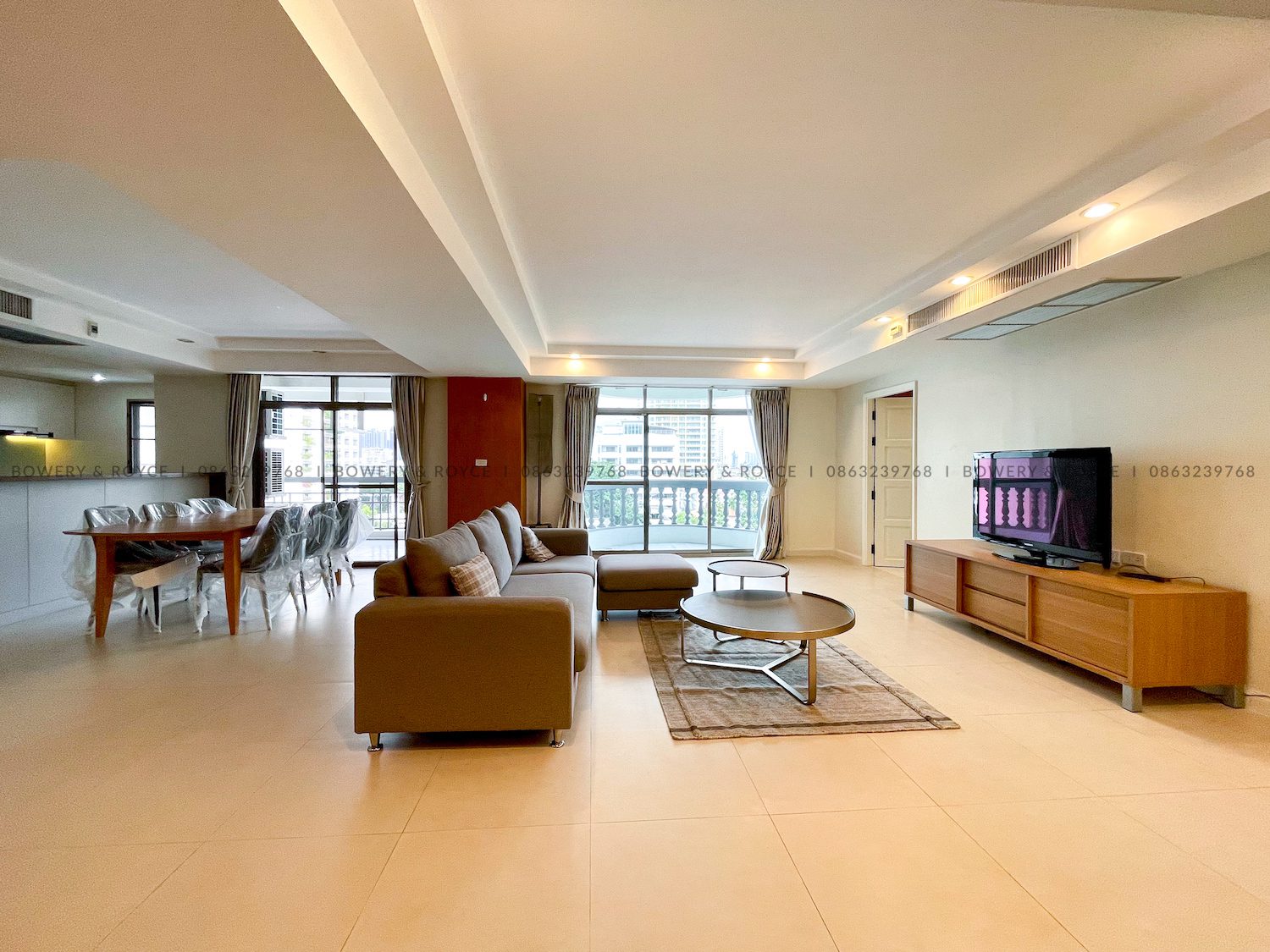 large three bedroom condo for rent in Phrom Phong