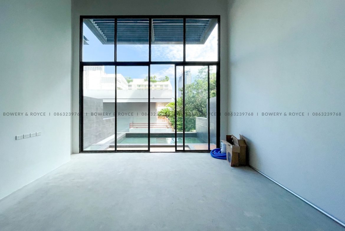 Bare Shell Two Bedroom Townhome with Private Pool for Sale in Thong lor