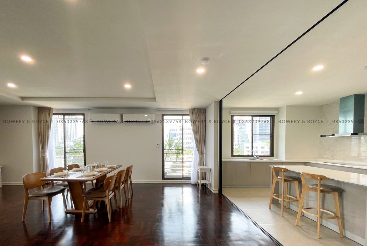 Immaculate Three Bedroom Plus Maid Apartment for Rent in Thong Lor