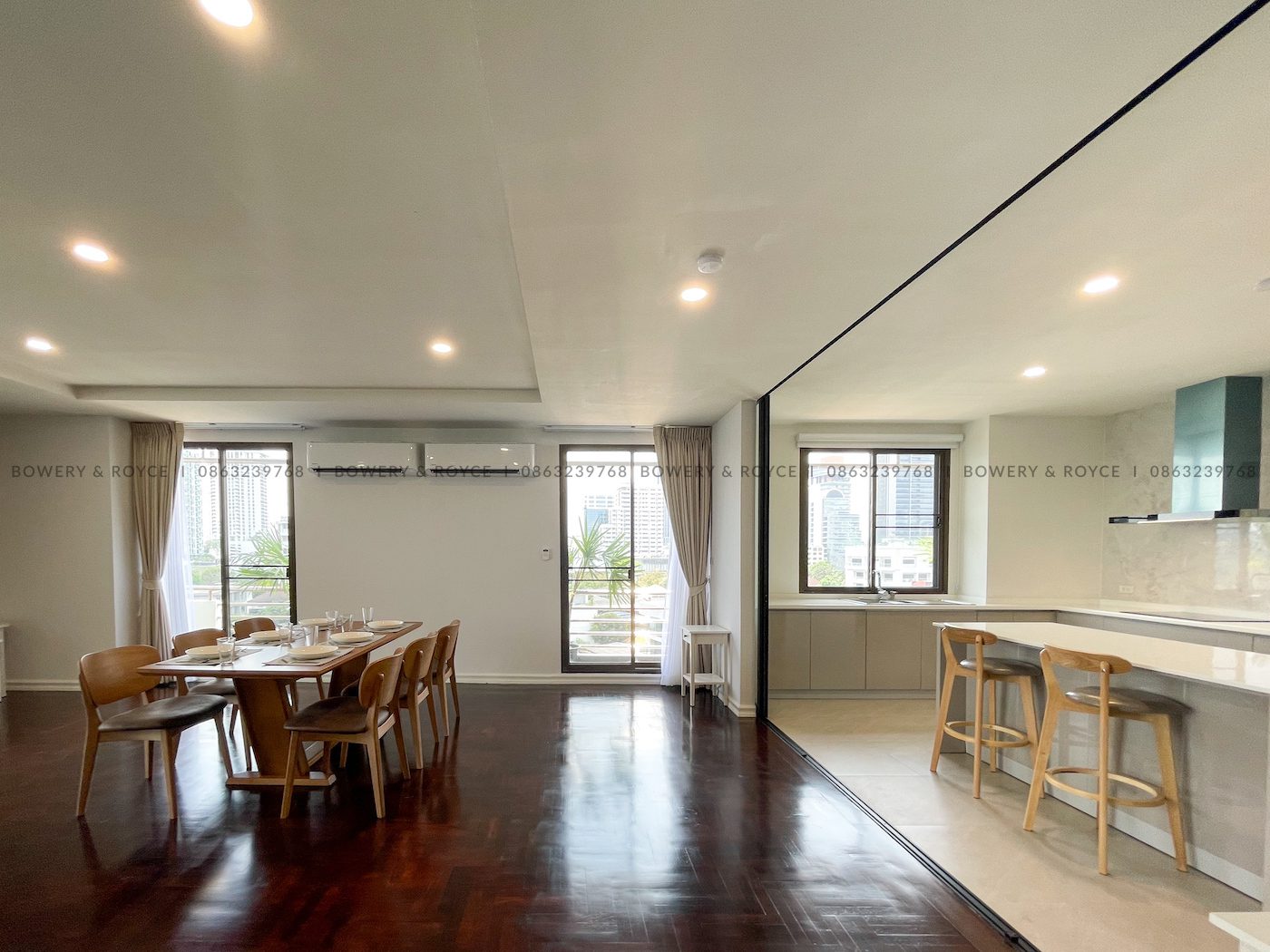 Immaculate Three Bedroom Plus Maid Apartment for Rent in Thong Lor