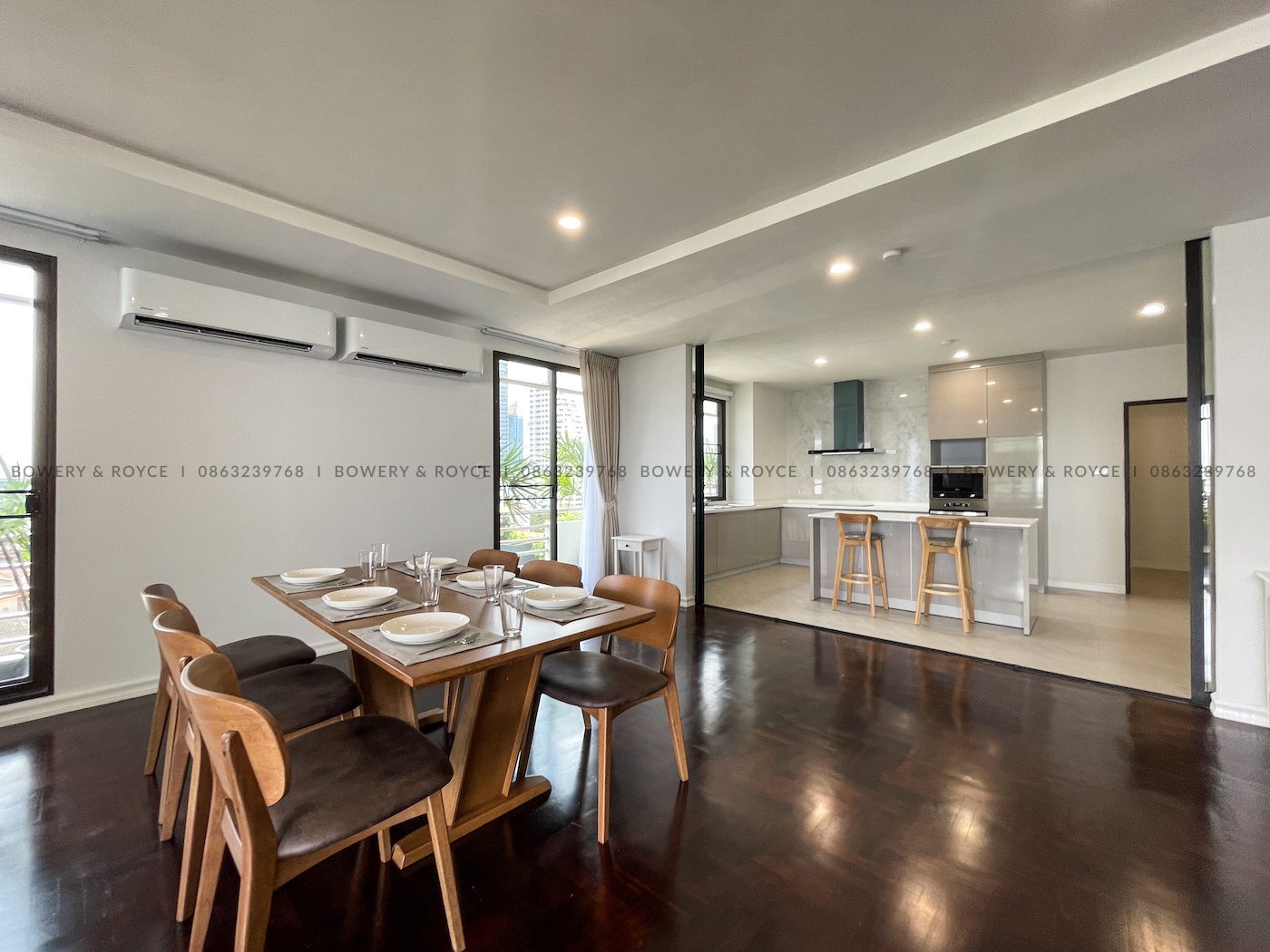 Immaculate Three Bedroom Plus Maid Apartment for Rent in Thong Lor