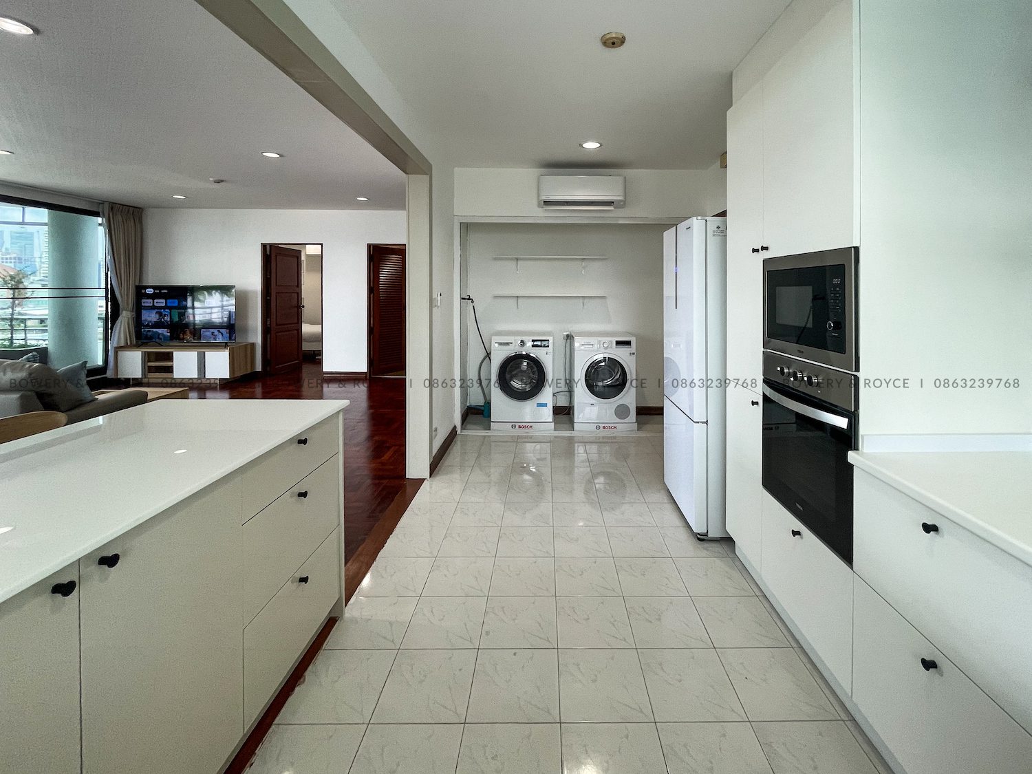Large Terrace Two Bedroom Apartment for Rent in Thong Lor