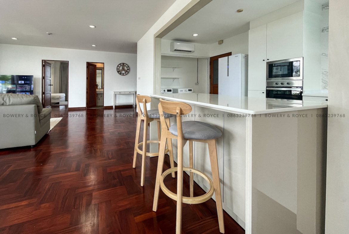 Large Terrace Two Bedroom Apartment for Rent in Thong Lor