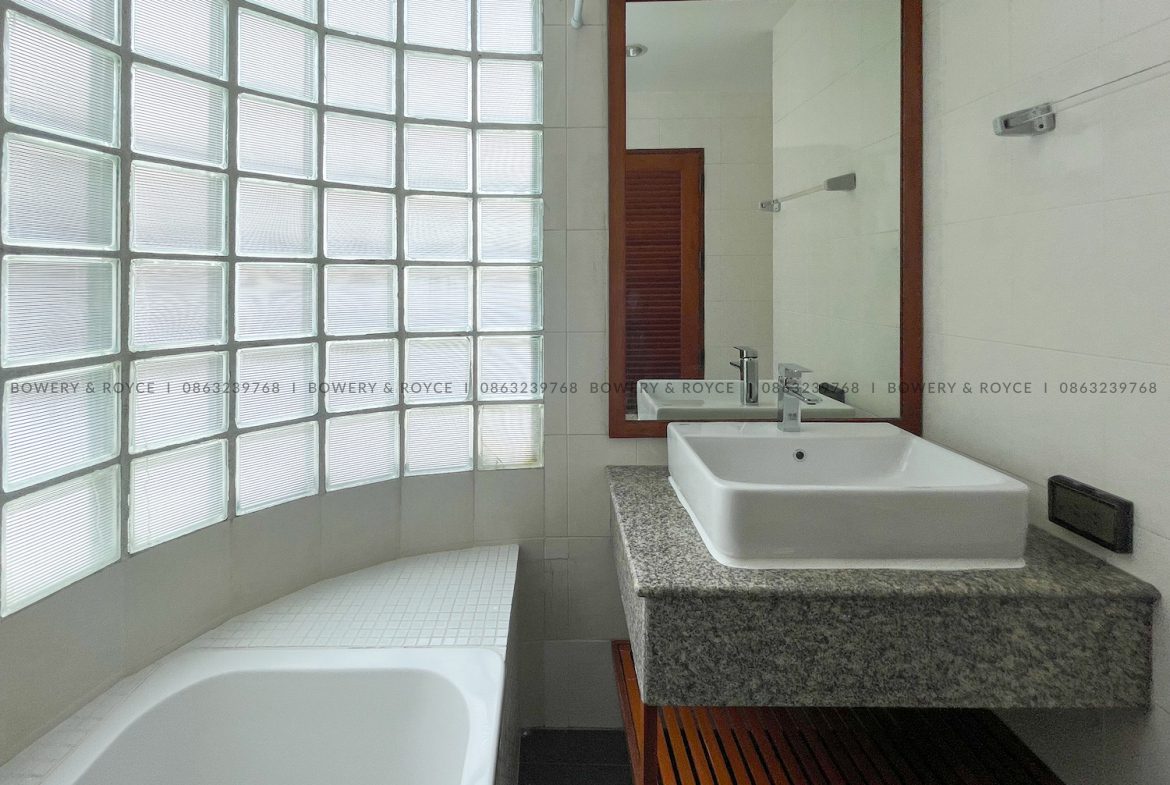 Large Terrace Two Bedroom Apartment for Rent in Thong Lor
