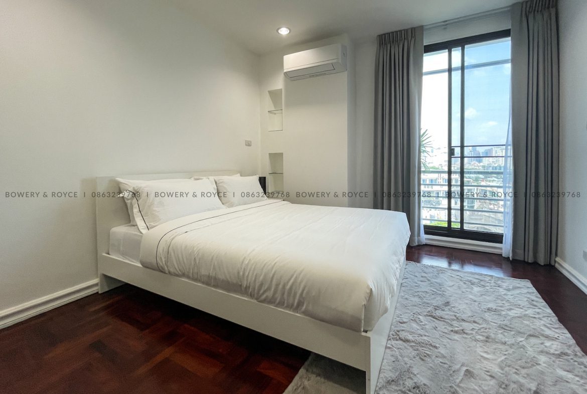 Large Terrace Two Bedroom Apartment for Rent in Thong Lor