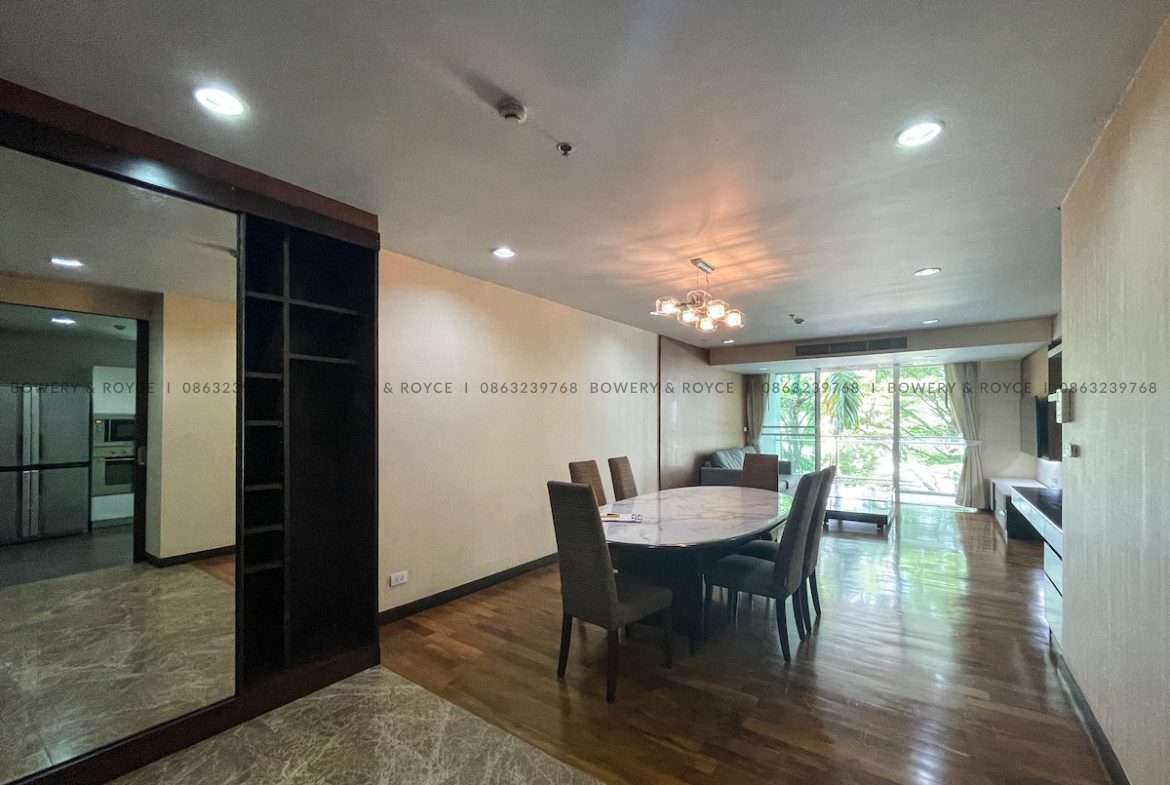 Pet Friendly Three Bedroom Apartment for Rent in Thong Lor